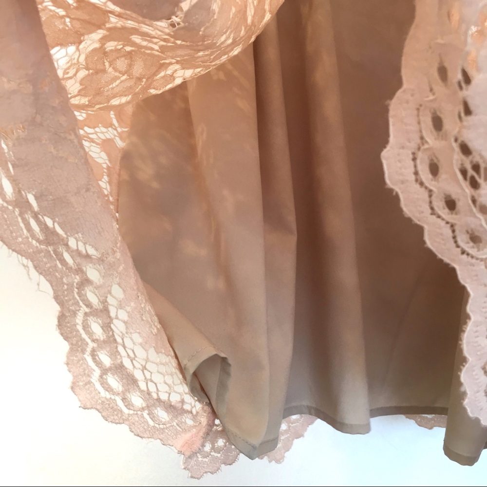 [VINCE CAMUTO] Pink Floral Lace Midi Dress Size 2 - Picture 2 of 6